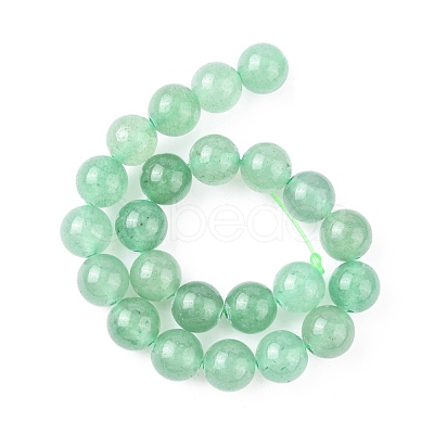 Natural Green Aventurine Beads Strands G-G099-8mm-17-1