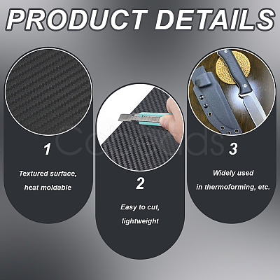 PVC Thermoplastic Plates DIY-WH0569-44-1