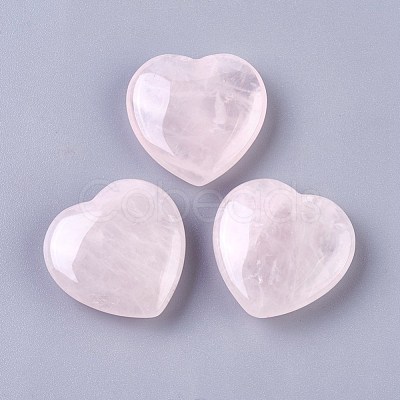 Natural Rose Quartz Cabochons G-O176-02-1