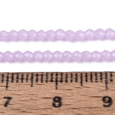 Imitation Jade Glass Beads Strands GLAA-T028-2mm-11D-1