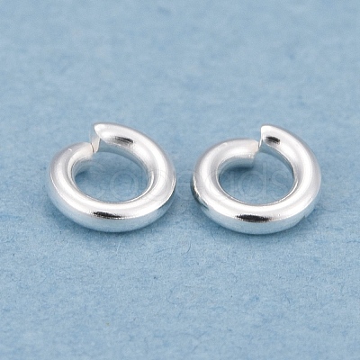 Rack Plating Brass Open Jump Rings KK-O139-18K-S-1