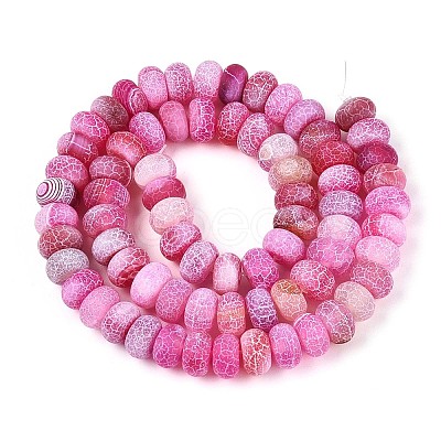 Natural Weathered Agate Beads Strands G-N357-13A-03-1