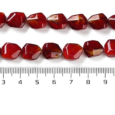 Handmade Gold Sand Lampwork Beads Strands LAMP-U001-01D-1