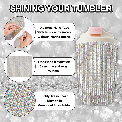 Self-Adhesive Rhinestone Stickers DIY-WH0430-210A-1