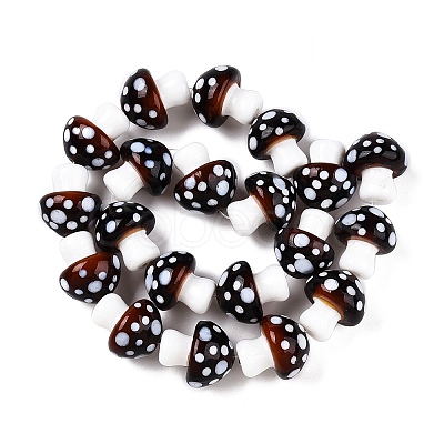 Handmade Lampwork Beads Strands LAMP-T021-13B-1