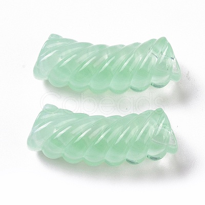 Two Tone Opaque Acrylic Beads OACR-A016-06F-1
