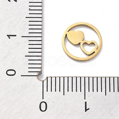 304 Stainless Steel Charms STAS-R003-01G-08-1