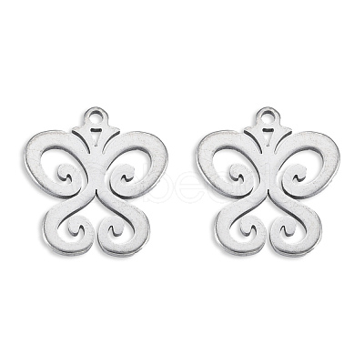 Non-Tarnish 201 Stainless Steel Charms STAS-N098-131P-1