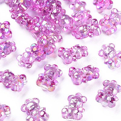 Transparent Acrylic Pendants MACR-S373-113-C03-1