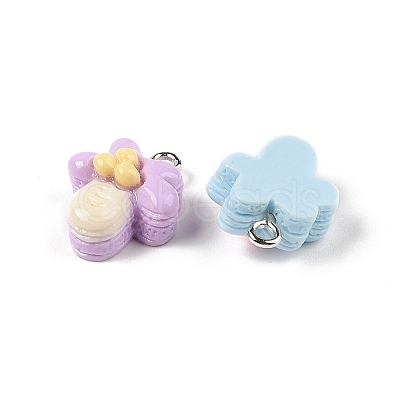 Opaque Resin Pendants MACR-P043-N05-1