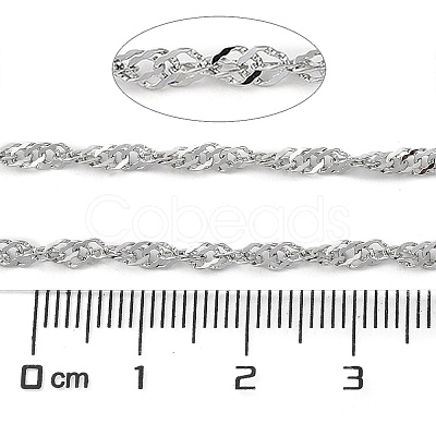 Tarnish Resistant 304 Stainless Steel Singapore Chains CHS-C010-04B-P-1