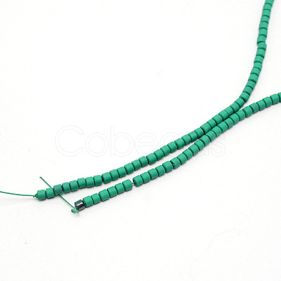 Non-magnetic Synthetic Hematite Beads Strands G-WH0018-01L-1