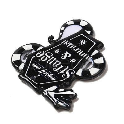 Double-sided Printed Acrylic Pendants SACR-F005-04B-1