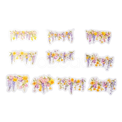 Scrapbooking Waterproof Sticker PET Decorative Stickers DIY-M076-04A-1
