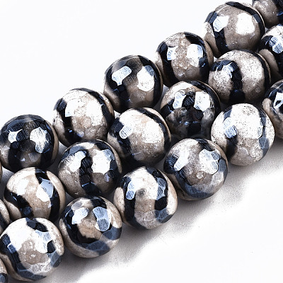 Tibetan Style dZi Beads X-G-S359-257B-1