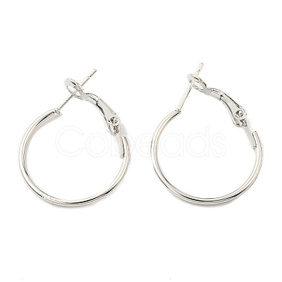 Iron Huggie Hoop Earring Findings IFIN-E025-01A-P-1