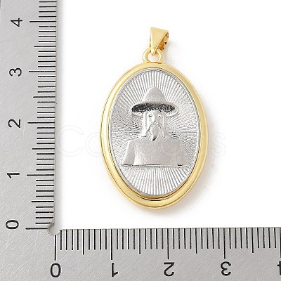 Brass Pendants KK-P294-10G-G-1
