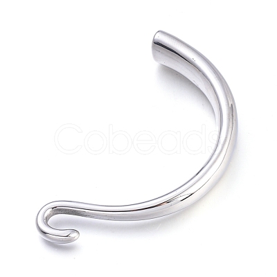 Non-Tarnish 304 Stainless Steel S-Hook Clasps STAS-F243-52P-1