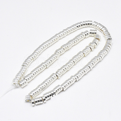 Electroplate Non-magnetic Synthetic Hematite Beads Strands X-G-Q465-37S-1