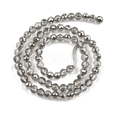 Electroplate Transparent Glass Beads EGLA-B013-02A-PL16-1