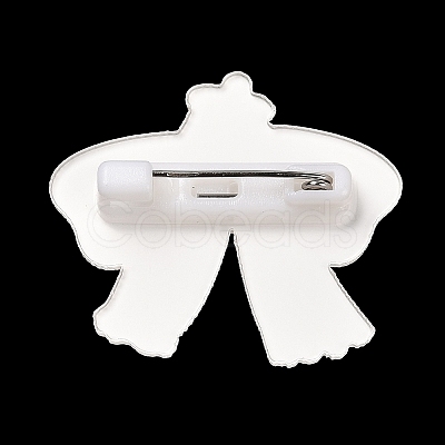 Cartoon Style Acrylic Brooch JEWB-D016-01F-1