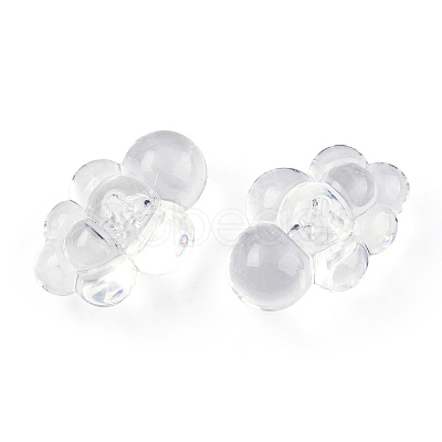 Transparent Acrylic Beads TACR-T026-01-1