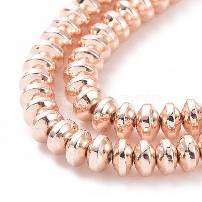 Electroplate Non-magnetic Synthetic Hematite Beads Strands G-L485-04B-LRG-1