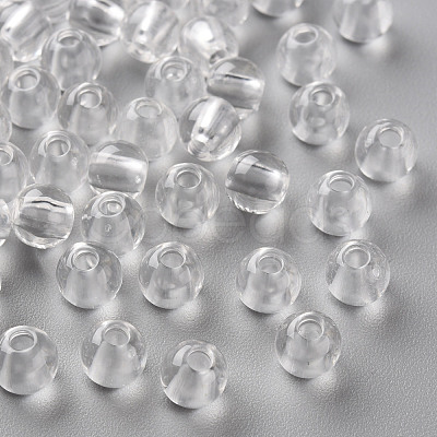 Transparent Acrylic Beads MACR-S370-A6mm-205-1