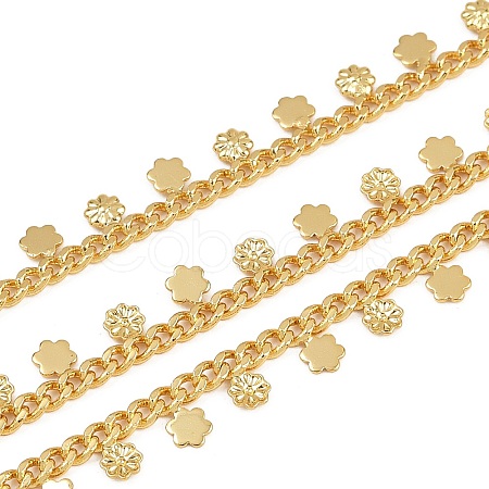 Brass Curb Chains CHC-P014-01E-G-1