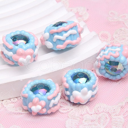 Opaque Acrylic Beads PW-WG55A91-02-1