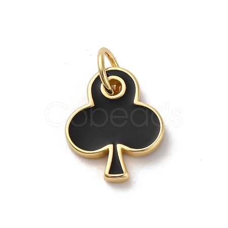 Brass Enamel Charms KK-Q098-25G-B02-1