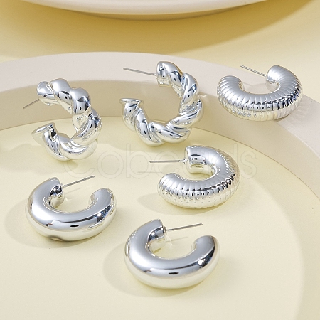 3Pairs Alloy Stud Earrings WG5D203-02-1