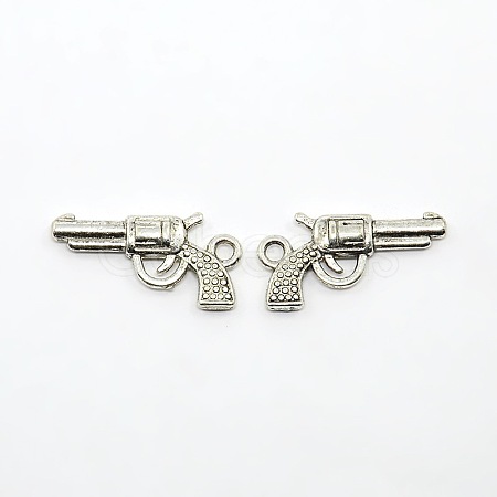 Zinc Alloy Gun Necklace Pendant X-EA9073Y-1