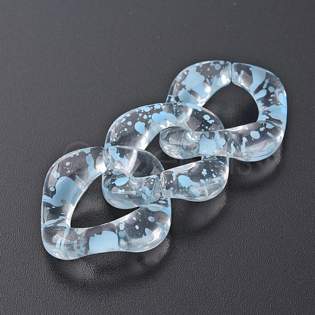 Transparent Acrylic Linking Rings OACR-N009-016A-08-1