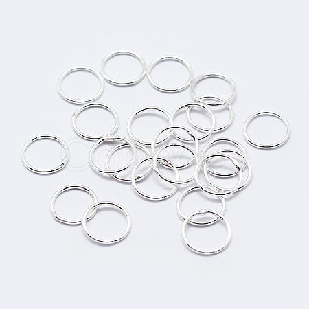 925 Sterling Silver Soldered Closed Jump Rings STER-F036-03S-0.7x4-1