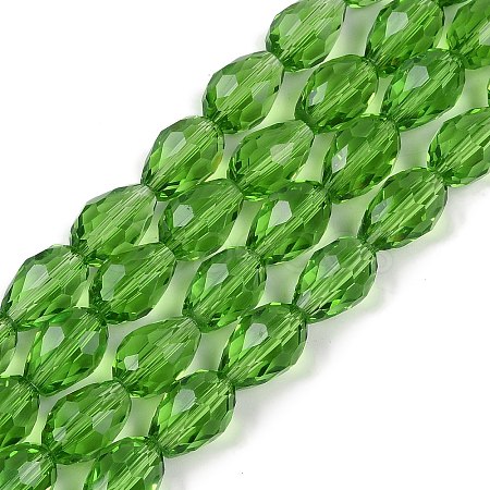 Transparent Glass Beads Strands EGLA-N013-T8mm-D14-1