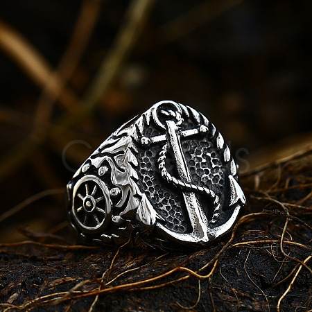 304 Stainless Steel Finger Rings for Men FS-WG78993-21-1