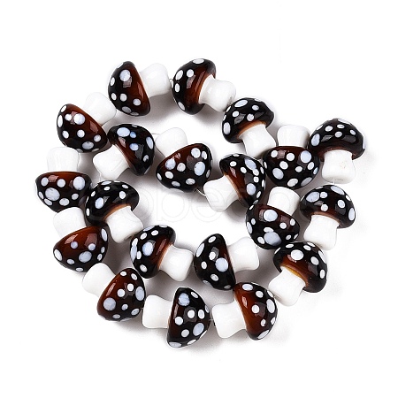 Handmade Lampwork Beads Strands LAMP-T021-13B-1