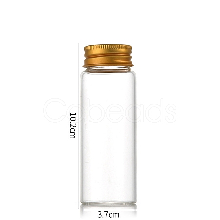 Clear Glass Bottles Bead Containers CON-WH0085-76G-02-1