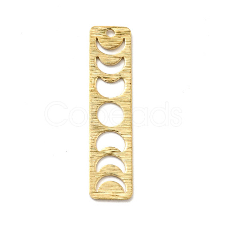 Brass Pendants KK-G423-09G-1
