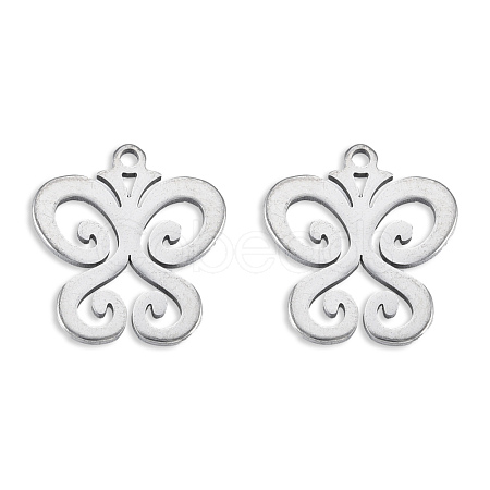 Non-Tarnish 201 Stainless Steel Charms STAS-N098-131P-1