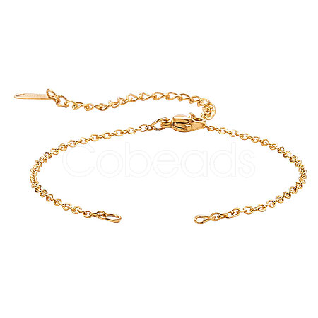 201 Stainless Steel Bracelet Making STAS-CJ0001-12G-1
