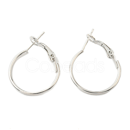 Iron Huggie Hoop Earring Findings IFIN-E025-01A-P-1