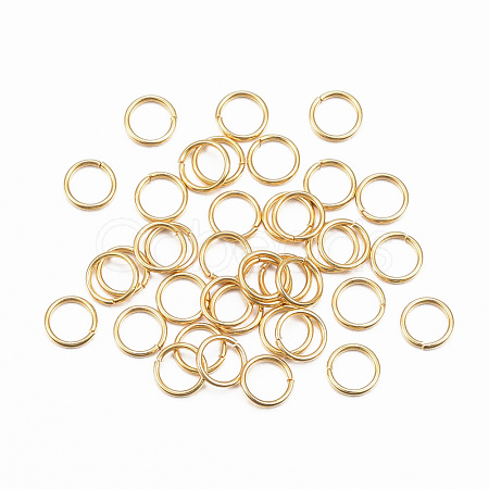 304 Stainless Steel Open Jump Rings X-STAS-H396-A-01G-1