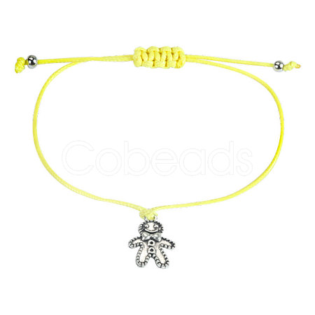 Christmas Adjustable Alloy Charm Bracelets FS-WG3582F-04-1