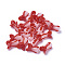 Handmade Lampwork Beads, Chinese Cabbage, Red, 19~21x12~14mm, Hole: 1.6mm