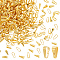 DICOSMETIC& 400Pcs Brass Snap on Bails, Nickel Free, Golden, 8.5x3.5mm, Hole: 2.5x7.5mm