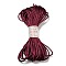 Polyester Embroidery Floss, Cross Stitch Threads, Dark Red, 3mm, 20m/bundle