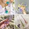 4 Bags 4 Styles Plant PET Adhesive Waterproof Stickers DIY-TA0009-84-9