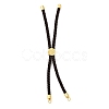 Twisted Nylon Cord Silder Bracelets DIY-B066-03G-08-1